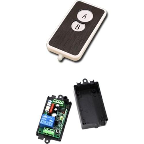 AC110V 220V Lamp Intelligent Wiress Remote Control Switch 1CH RF Wireless Remote Control Switch System Transmitter + Receiver