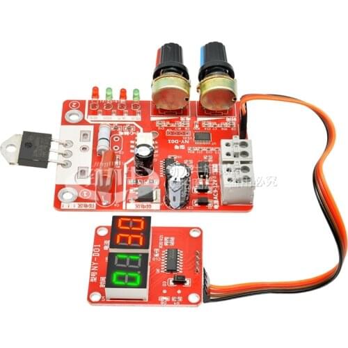 DIY Spot Welding Machine Control Board Adjustable Time and Current Digital Display Single Chip Microcomputer Transformer
