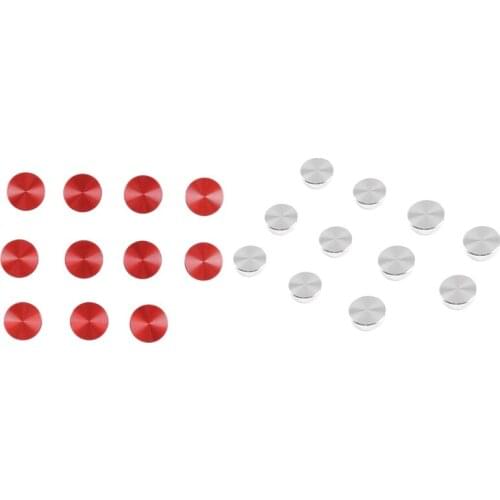 Car Tail Door Aluminum Alloy Door Screw Cover Trim for Land Rover Defender 2020 2021