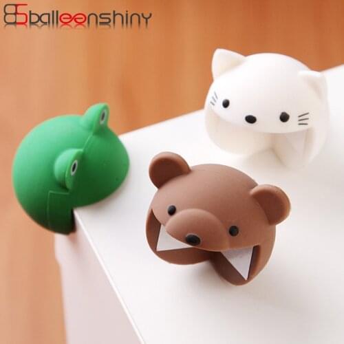 BalleenShiny 1PC Cartoon Baby Safety Table Corner Protector Silicone Protection Edge Cover For Furniture For Child Kids Security