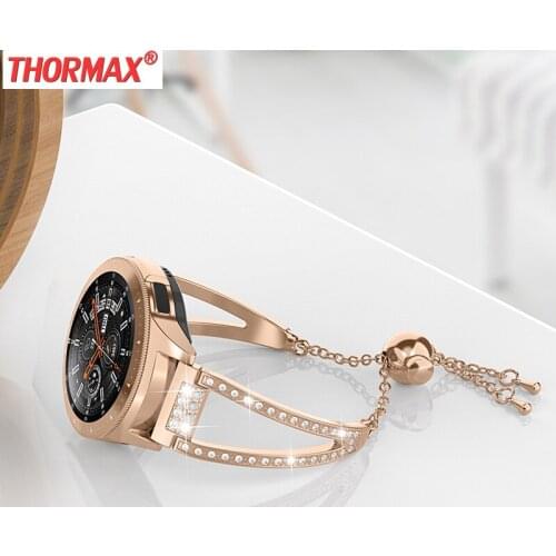 Watch 42mm Band Women Bling Jewelry Bracelets for 20mm Quick Release Strap For Samsung Galaxy Watch 42mm/Galaxy Watch Active 40m