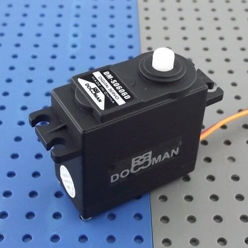 DOMAN RC DM-S0606D 40g/0.14s/5.5kg.cm plastic gear 360 degree continuous rotation robot 6kg digital servo