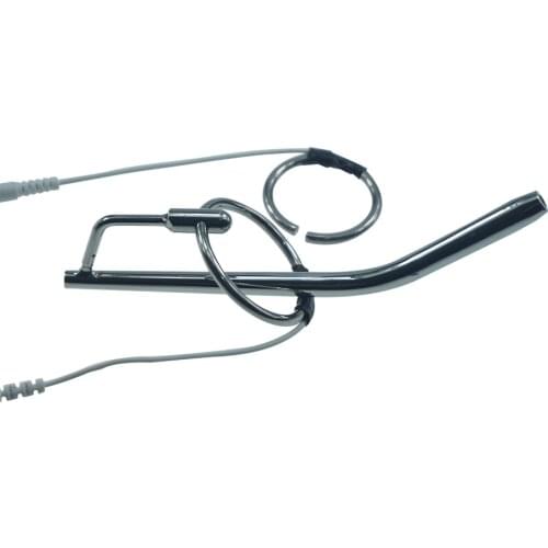For DIY electric urethral sound head ring Electro wave physical shock therapy equipment catheter penis plug dilator sex toy