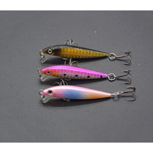 Artificial Topwater Minnow High Quality Fishing Lure Hard Bait 67mm/2.3g Anti-Corrosion Freshwater Plastic Fishing Bait