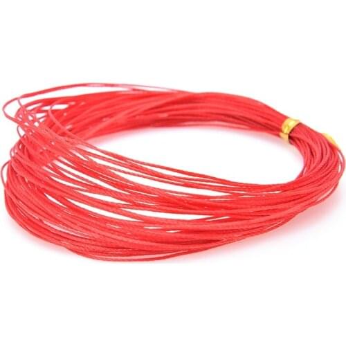 Anti Winding 2 Sizes Red Fishing Line Diy Hardness Braided Fishing Line For Explosion Hook Tied Hook