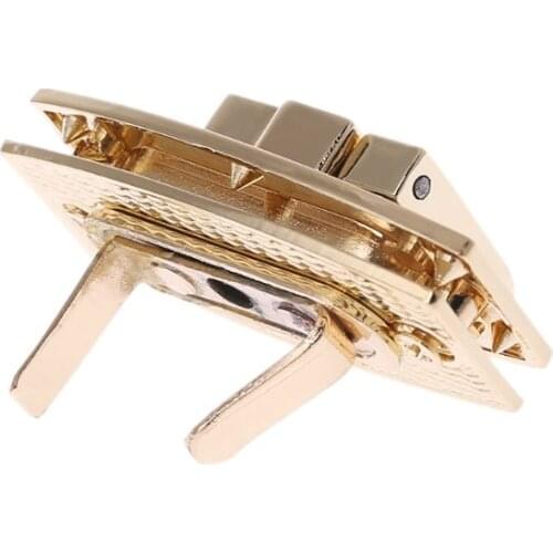 Metal Clasp Turn Lock Twist Locks for Handbag Shoulder Bag Purse Hardware DIY Accessories