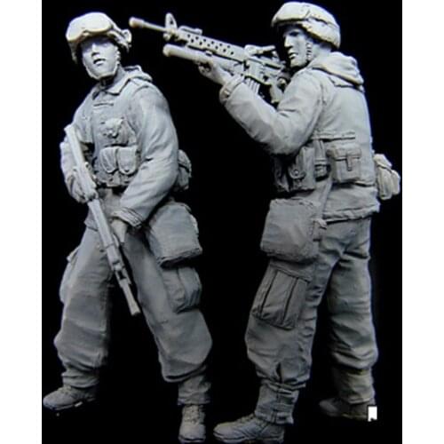 1/35 Scale Die-cast Resin White Model World War II US Special Forces Iraq War Need To Manually Color The Model Free Shipping