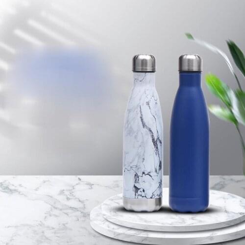 Fashion Vacuum Thermos Cup American Stainless Steel Large Capacity Water Bottle High Quality and High Value Household Products