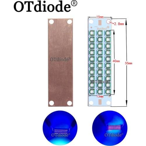 50W 100W UV COB Bulbs high-power LED Chip Diode Purple Ultra Violet light uv LED Diode module glue curing 3Dprinter