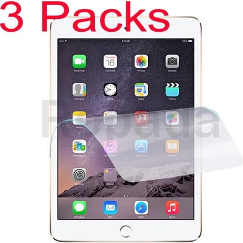 3 Packs soft PET screen protector for Apple iPad mini 1 2 3 4 5 protective tablet film