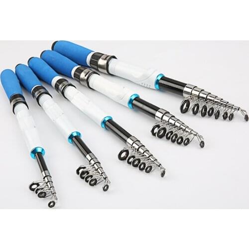 Portable Mini Sea Pole Shrinks 35 cm ultra Short Fish Rod 1.0 m - 2.3 m Sea Rod Metal Card Fishing Gear