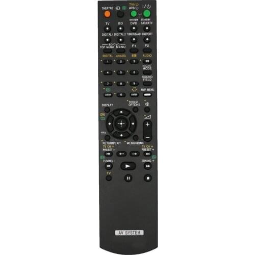 Remote Control For Sony STR-DE595, STR-DE995, RM-AAU036 STR-K7100 DVD AV Receiver System