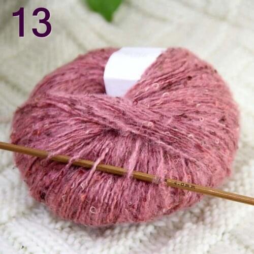Sale 1SkeinX50gr Luxury Fluffy Soft NEW MOHAIR Shawls Hand Knit Crochet Yarn Pink 825-13