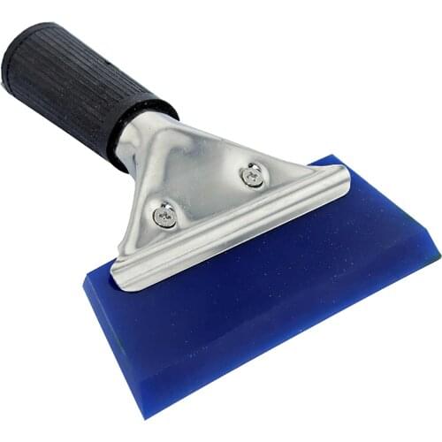 EHDIS Automotive Handled Scraper With Rubber Blade Film Wrapping Vinyl Applicator Tool Sticker Remover Window Tint Snow Squeegee