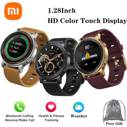 Xiaomi Mijia 2021 Smart Watch Man Bluetooth Call Health Fitness Track Heart Rate Monitor Sports Clock Full Touch Smartwatch