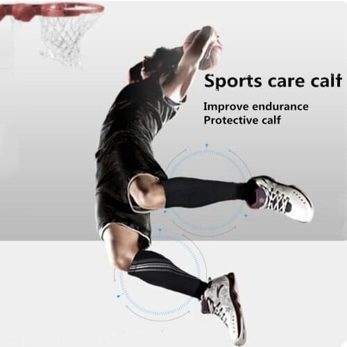 Mounchain Sports Leg Socks Leg Support Guard Compression Calf Sleeves Leggings for Outdoor Sports Running Cycling Basketball