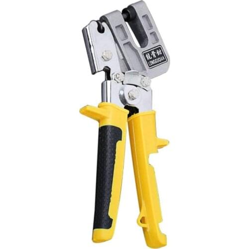 WILIN Stud Crimper 10 Inch Punch Lock Single Handle Stud Crimper Plaster Drywall Tool For Fastening Metal