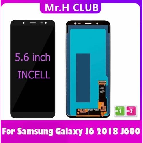 INCELL TFT LCD 5.6" Screen For Samsung Galaxy J6 2018 J600 J600F J600Y SM-J600F J600G J600FN LCD Display Touch Screen Assembly