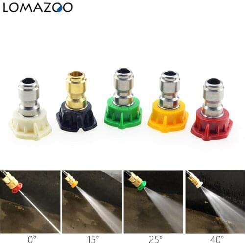 1pc Easy Quick Connector Car Washing Nozzles Metal Jet Lance Nozzles Washing Nozzles Metal Jet Lance Nozzles 2mm Spray Tip