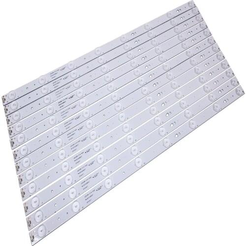 12Pieces/set LED Backlight strip 8 lamp For Hai er LE55F3000W Light Bar LED55D8-ZC14-05(A) 30355008207 30355008210 LE55F3000W