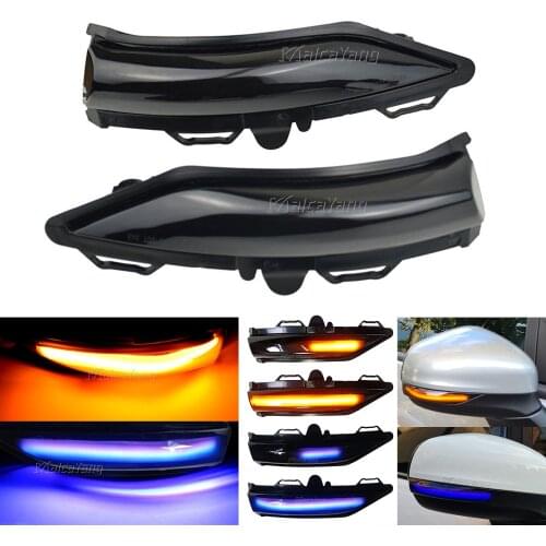 2pcs For Ford Fiesta Mk8 2019 2020 PUMA LED Dynamic Turn Signal Light Car Rear View Mirror LED Indicator Blinker Sequential Lamp