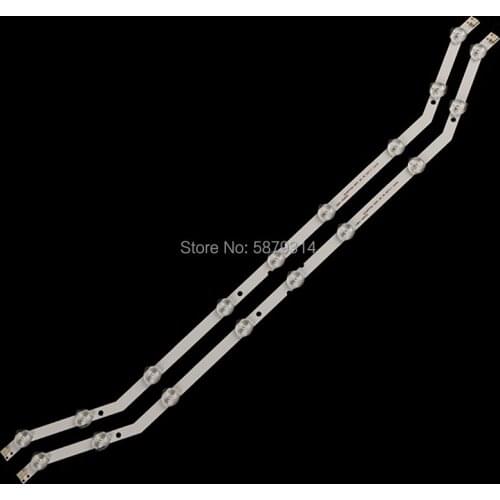 2pcs x 32 pulgadas de luz tiras para Samsung 32 "TV D3GE-320SM0 LM41-00001R BN96-33972A YYC09 2013SVS32_HD_3228N1 9-leds