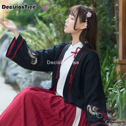 2021 vintage linen kimono cardigan chinese style hanfu tops woman classical qipao shirt chinese style tea costume streetwear