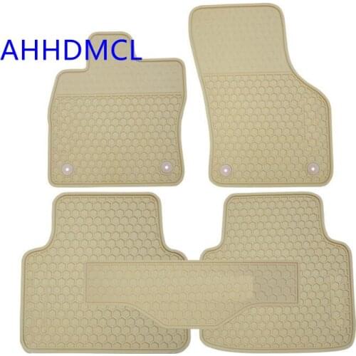 Car Rubber Mats Floor Mats Anti Slip Mat Carpets Feet Pads Custom Fit For Skoda Superb 2016 2017 2018 Left Hand Drive