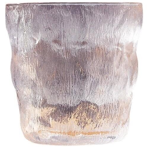 Wine Glasses Glass Household Beer Jack Whiskey Crystal Cup Frosted glass crystal Wine Cup transparent Beer Cup Gift Wine Cup