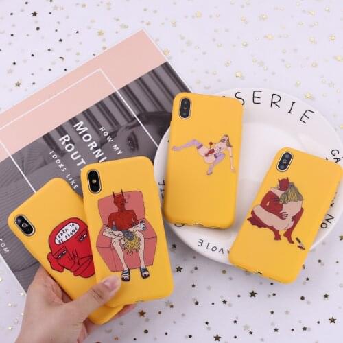 Yellow Lover Art Soft Silicone Candy Case Fundas Cover For iPhone 12 Mini 11 Pro 6 8 8Plus X XS Max 7 7Plus XR