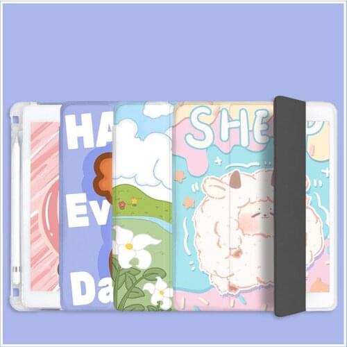 Ltablet Case for IPad Mini 5 2019 4 2015 with Pencil Holder 7.9 Inch Trifold Back Stand Tablet Cover Case for A2133 A1538