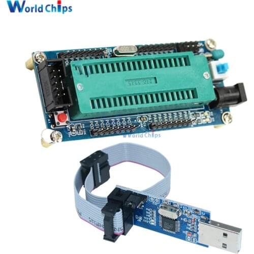 Diymore AVR ATMEGA16 Minimum System Board ATmega32 Development Board + USB ISP USBasp Programmer ISP ATTiny 51 Board Module diy