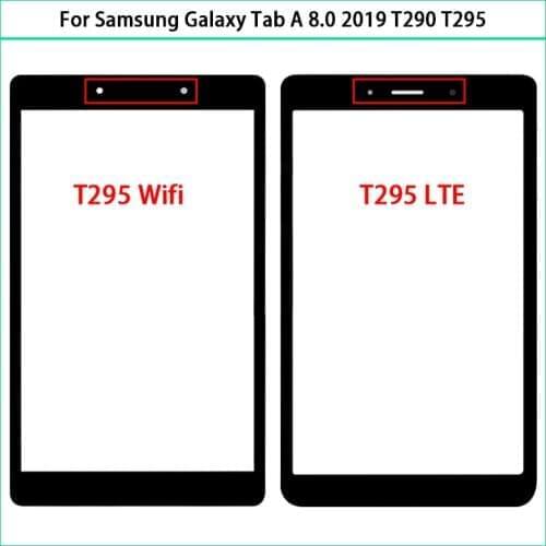 For Samsung Galaxy Tab A 8.0 2019 SM-T290 SM-T295 T290 T295 Touch Screen Glass Panel LCD Front Outer Glass Tablet Glass Replace