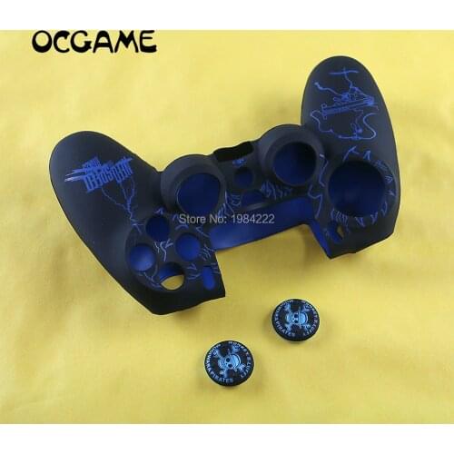Hot sale silicone case with joystick grips caps for ps4 wireless controller
