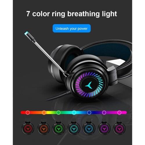 G58 3.5mm Gaming Headset w/Mic LED Light Headphones For One PS4 PC Laptop