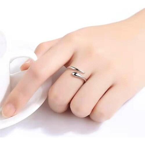 925 Sterling Silver Snake Rings For Men Women Adjustable Open Ring Daily Wear Engagement Wedding Rings For Girls Gift Jewelry