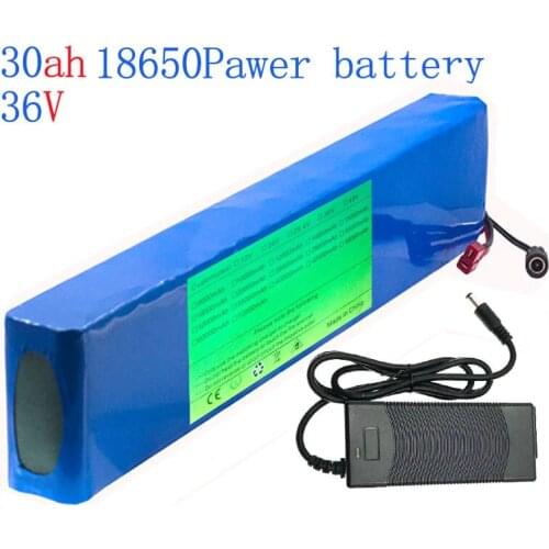 36V 30Ah 18650 Lithium Battery Pack For Electric Bicycle And Scooter 10S 3P Fith 15A BMS Suitable for 250W 350W 500W