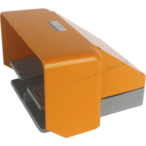 Metal Foot switch double pedal tap momentary antislip pedal switch 10A AC220V/380V DC500V YDT1-18 treadle controller