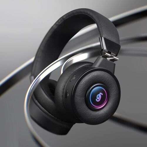 New Arrival LED Bluetooth 5.0 Headphones Adjustable Wireless Headset HiFi Stereo Headset With Mic Support TF Card 3.5mm Plug