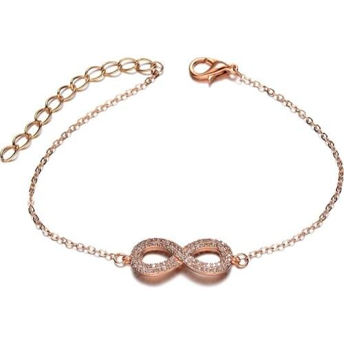 Hot Jewelry Vintage Beads Bracelets & Necklaces For Women Diy Copper Micro Pave Chain Friendship Bracelet Bijoux Gifts