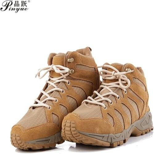 Sport Army Mens Tactical Boots Desert Outdoor Hiking Camping Military Enthusiasts Marine Male Combat Shoes