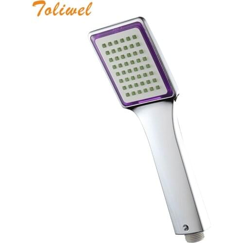 High Quality Air-Turbo Water Saving Square Bathroom Shower Mixer Handheld Shower Head