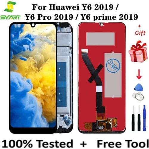 LCD For Huawei Y6 2019 LCD Display Touch Screen Digitizer For Huawei Y6 Prime 2019 Y6 Pro 2019 Y6 2019 MRD-LX1f LCD Display