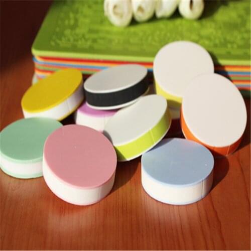 10pcs Colorful Round Rubber Stamp Carving Blocks for DIY Stamps Crafts Hobbies 3.8x0.8cm