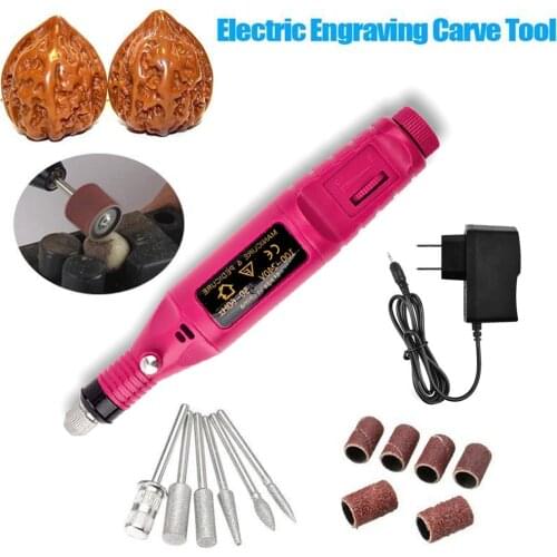 15pcs DIY Electric Engraving Engraver Pen Carve Tool Fit For Jewelry Metal Glass US Plug