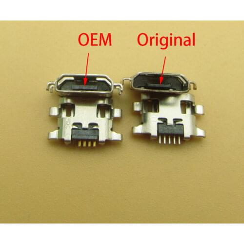 200PCS USB Charging Port Dock For Motorola Moto E6 XT2005 E5Play XT1921 E5 Play Go Samsung A10S A107 Charger Connector Socket