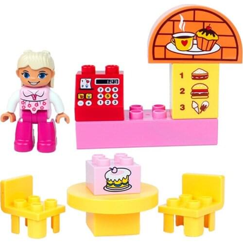 9 pieces of bulk base parts with large particles compatible with many similar blocks