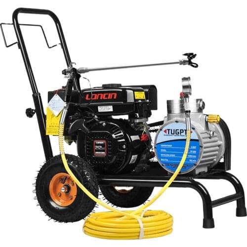 Gasoline-powered high-pressure airless sprayer