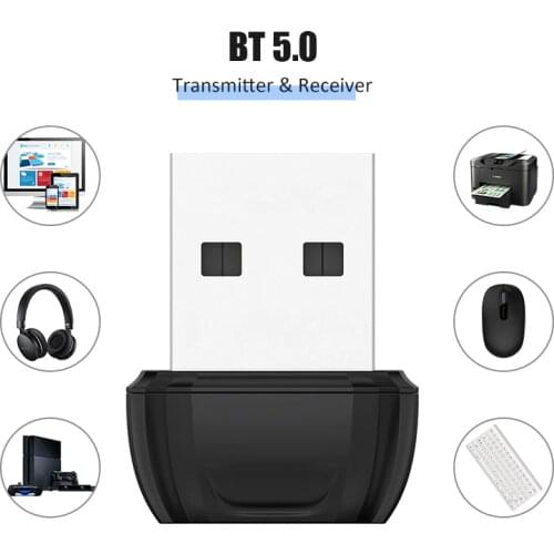 BT 5.0 USB Bluetooth Adapters USB Wireless mini Adapter Bluetooth Receiver Transmitter Laptop Earphone BLE Mini Sender