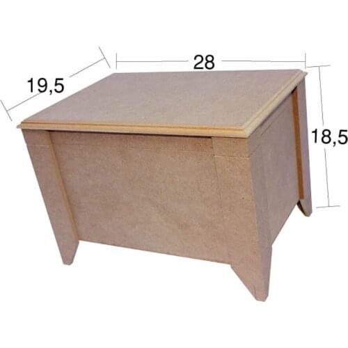 KU369 Crate Design, Can Be Painted Wood Mdf Box